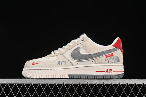 All categories Nk Air Force 1 Air Force series Nk Air Force 1 Low Air Force low top Nike Air Force 1'07 Low North Face joint double gray Air Force 1 low top casual sneakers YX5066-311
